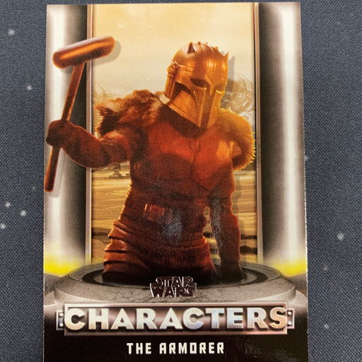 Star Wars - The Mandalorian 2020 -  C-10 - The Armorer Vintage Trading Card Singles Topps   