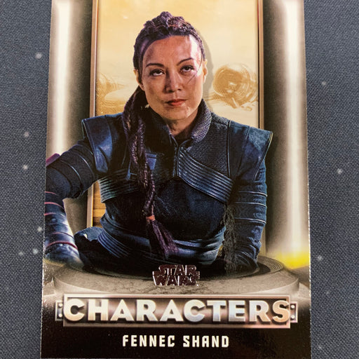 Star Wars - The Mandalorian 2020 -  C-12 - Fennec Shand Vintage Trading Card Singles Topps   
