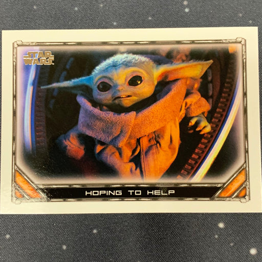 Star Wars - The Mandalorian 2020 -  014 - Hoping to Help Vintage Trading Card Singles Topps   