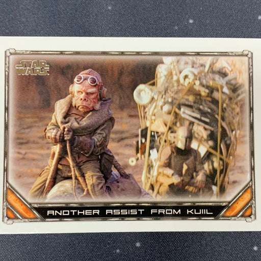 Star Wars - The Mandalorian 2020 -  018 - Another Assist from Kuiil Vintage Trading Card Singles Topps   