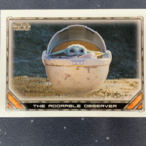 Star Wars - The Mandalorian 2020 -  021 - The Adorable Observer Vintage Trading Card Singles Topps