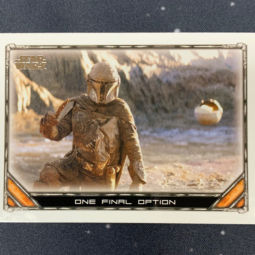 Star Wars - The Mandalorian 2020 -  022 - One Final Option Vintage Trading Card Singles Topps