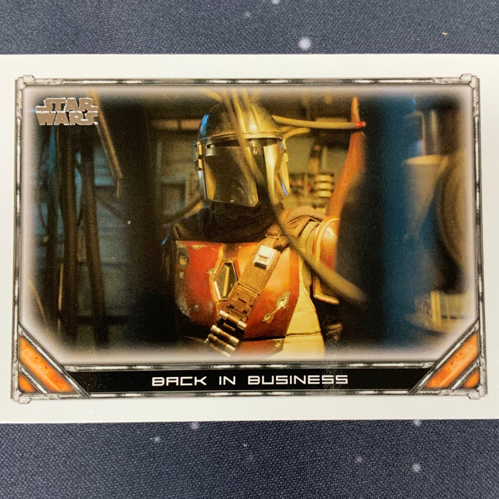 Star Wars - The Mandalorian 2020 -  025 - Back in Business Vintage Trading Card Singles Topps