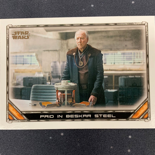 Star Wars - The Mandalorian 2020 -  028 - Paid in Beskar Steel Vintage Trading Card Singles Topps