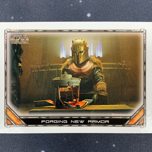 Star Wars - The Mandalorian 2020 -  029 - Forging New Armor Vintage Trading Card Singles Topps   