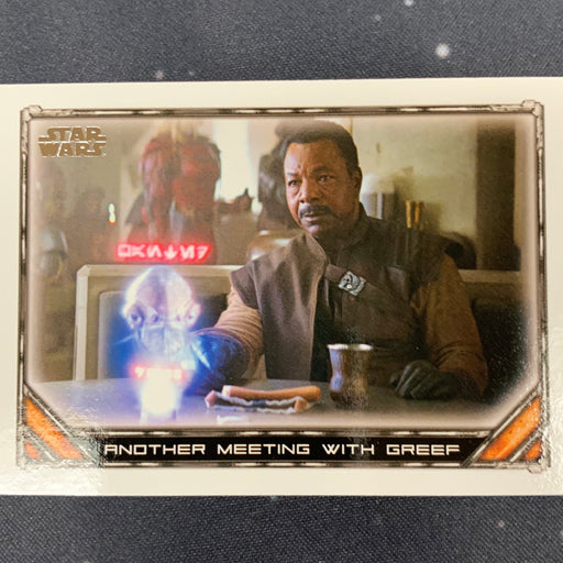 Star Wars - The Mandalorian 2020 -  031 - Another Meeting With Greef Vintage Trading Card Singles Topps
