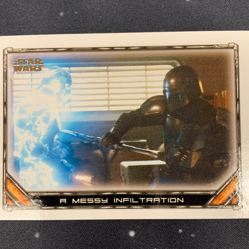 Star Wars - The Mandalorian 2020 -  033 - A Messy Infiltration Vintage Trading Card Singles Topps
