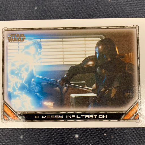 Star Wars - The Mandalorian 2020 -  033 - A Messy Infiltration Vintage Trading Card Singles Topps   