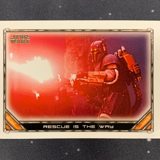 Star Wars - The Mandalorian 2020 -  036 - Rescue is the Way Vintage Trading Card Singles Topps