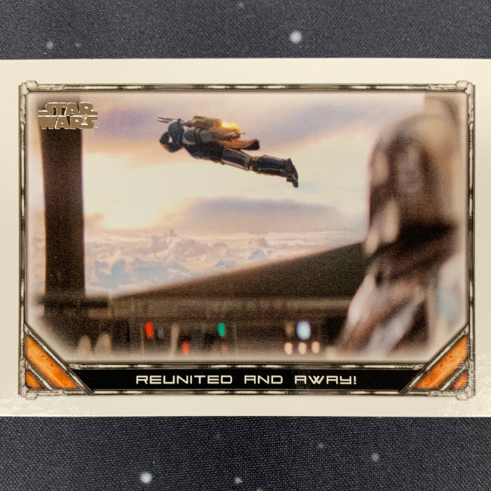 Star Wars - The Mandalorian 2020 -  037 - Reunited and Away! Vintage Trading Card Singles Topps   