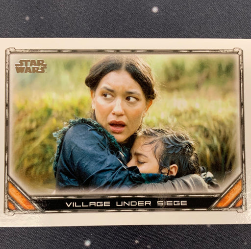Star Wars - The Mandalorian 2020 -  038 - Village Under Siege Vintage Trading Card Singles Topps