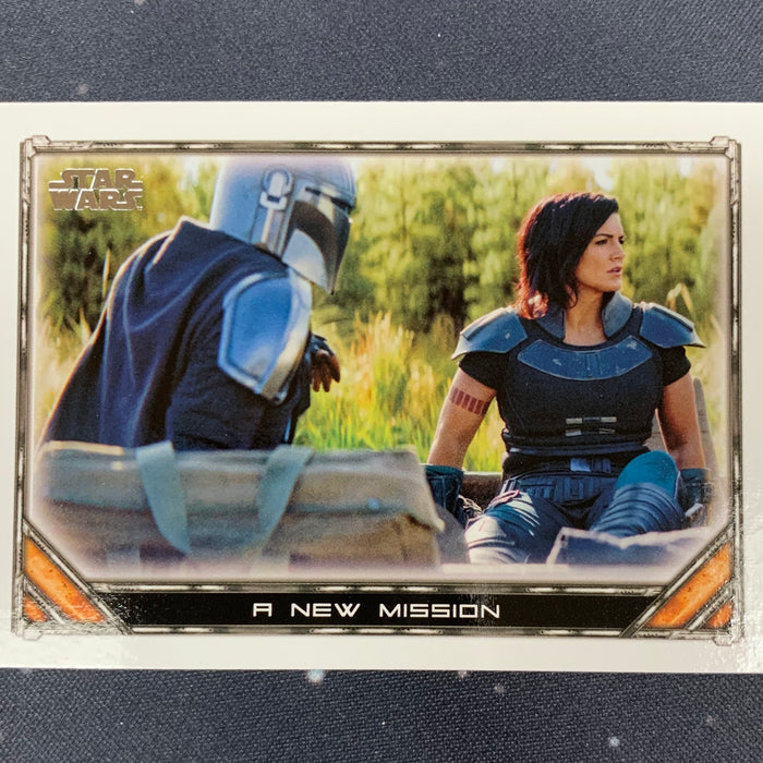 Star Wars - The Mandalorian 2020 -  042 - A New Mission Vintage Trading Card Singles Topps   