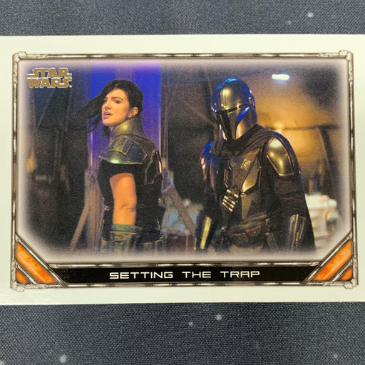 Star Wars - The Mandalorian 2020 -  046 - Setting the Trap Vintage Trading Card Singles Topps   