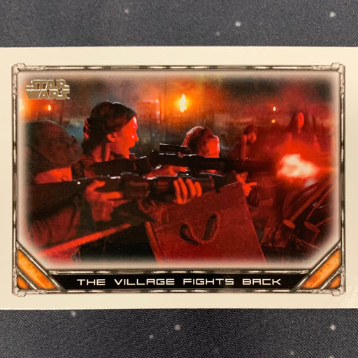 Star Wars - The Mandalorian 2020 -  049 - The Village Fights Back Vintage Trading Card Singles Topps