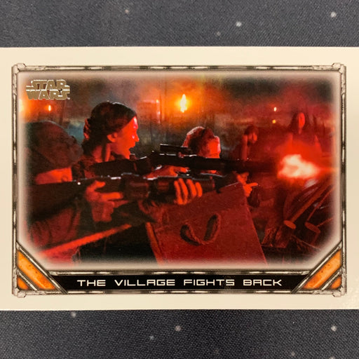 Star Wars - The Mandalorian 2020 -  049 - The Village Fights Back Vintage Trading Card Singles Topps   