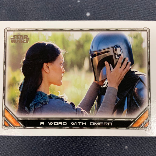 Star Wars - The Mandalorian 2020 -  051 - A Word with Omera Vintage Trading Card Singles Topps   