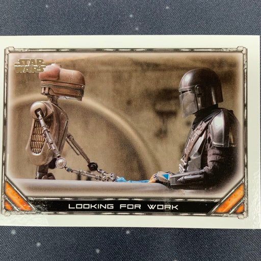 Star Wars - The Mandalorian 2020 -  056 - Looking for Work Vintage Trading Card Singles Topps