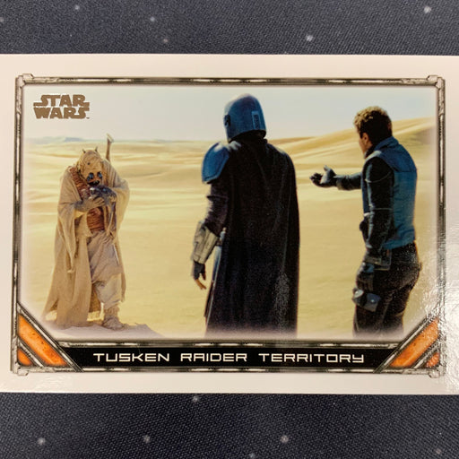 Star Wars - The Mandalorian 2020 -  059 - Tusken Raider Territory Vintage Trading Card Singles Topps