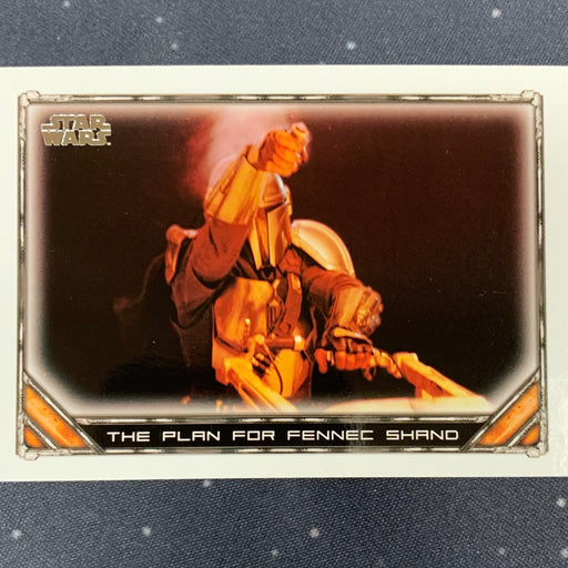 Star Wars - The Mandalorian 2020 -  061 - The Plan For Fennec Shand Vintage Trading Card Singles Topps