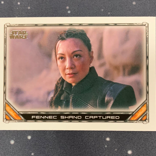 Star Wars - The Mandalorian 2020 -  062 - Fennec Shand Captured Vintage Trading Card Singles Topps