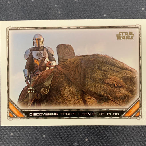 Star Wars - The Mandalorian 2020 -  063 - Discovering Toro’s Change of Plan Vintage Trading Card Singles Topps   