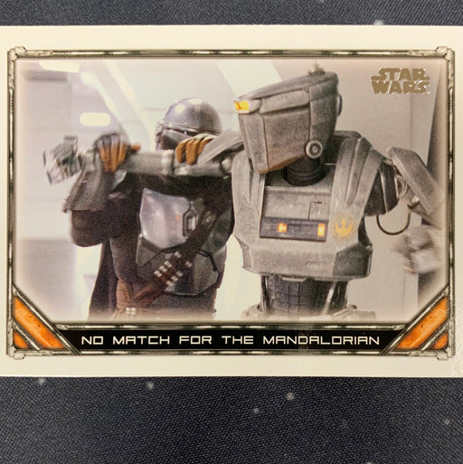 Star Wars - The Mandalorian 2020 -  072 - No Match for The Mandalorian Vintage Trading Card Singles Topps