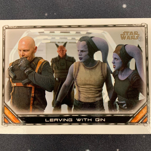 Star Wars - The Mandalorian 2020 -  074 - Leaving With Qin Vintage Trading Card Singles Topps