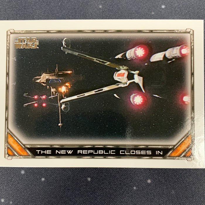 Star Wars - The Mandalorian 2020 -  076 - The New Republic Closes in Vintage Trading Card Singles Topps   