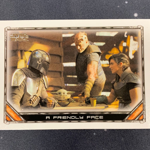 Star Wars - The Mandalorian 2020 -  079 - A Friendly Face Vintage Trading Card Singles Topps   
