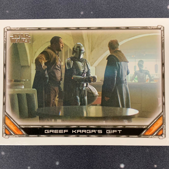 Star Wars - The Mandalorian 2020 -  086 - Greef Karga’s Gift Vintage Trading Card Singles Topps