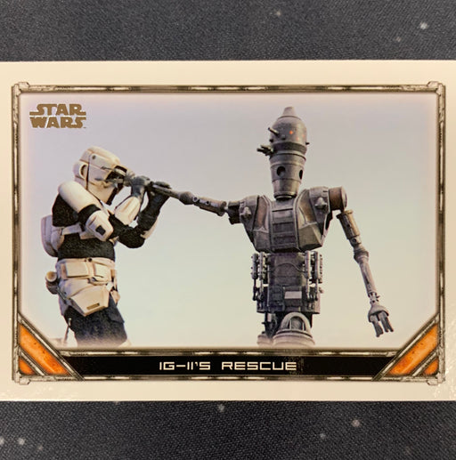 Star Wars - The Mandalorian 2020 -  091 - IG-11’s Rescue Vintage Trading Card Singles Topps