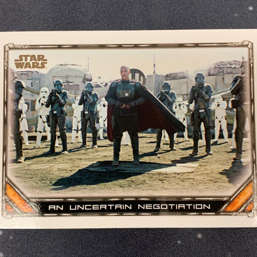 Star Wars - The Mandalorian 2020 -  092 - An Uncertain Negotiation Vintage Trading Card Singles Topps   