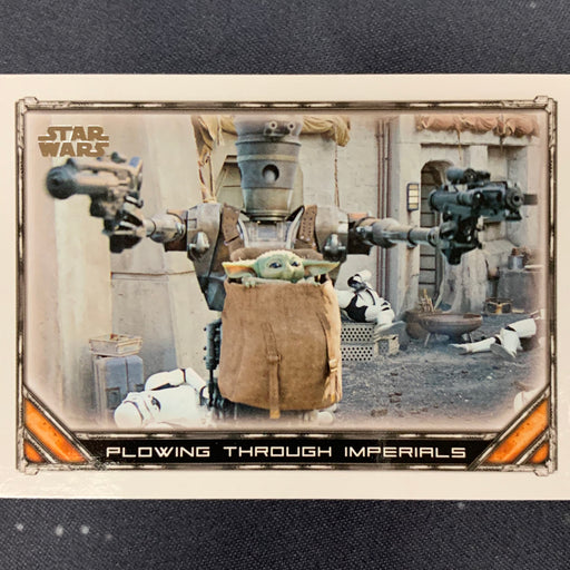 Star Wars - The Mandalorian 2020 -  093 - Plowing Through Imperials Vintage Trading Card Singles Topps   