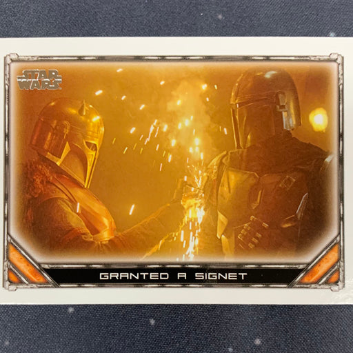 Star Wars - The Mandalorian 2020 -  097 - Granted a Signet Vintage Trading Card Singles Topps   
