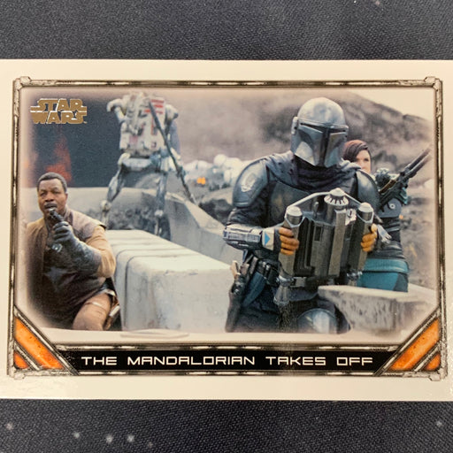Star Wars - The Mandalorian 2020 -  099 - The Mandalorian Takes off Vintage Trading Card Singles Topps
