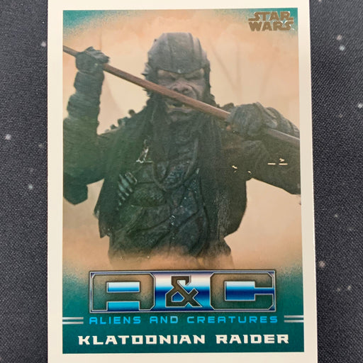 Star Wars - The Mandalorian 2020 -  AC-09 - Klatooinian Vintage Trading Card Singles Topps   