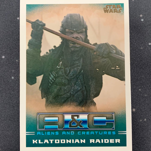 Star Wars - The Mandalorian 2020 -  AC-09 - Klatooinian Vintage Trading Card Singles Topps