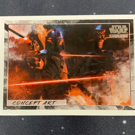 Star Wars - The Mandalorian 2020 -  CA-01 Concept Art 01 Vintage Trading Card Singles Topps