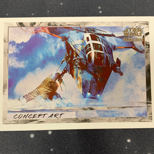 Star Wars - The Mandalorian 2020 -  CA-02 Concept Art 02 Vintage Trading Card Singles Topps