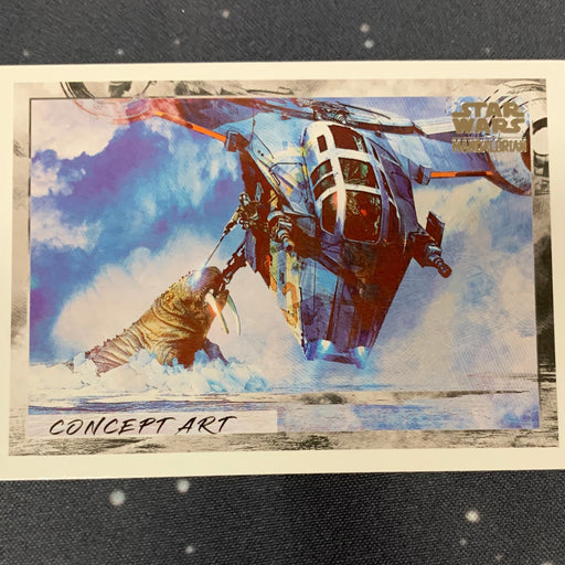 Star Wars - The Mandalorian 2020 -  CA-02 Concept Art 02 Vintage Trading Card Singles Topps   