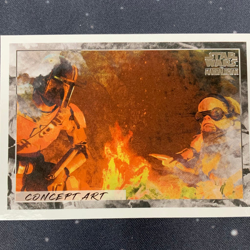 Star Wars - The Mandalorian 2020 -  CA-03 Concept Art 03 Vintage Trading Card Singles Topps