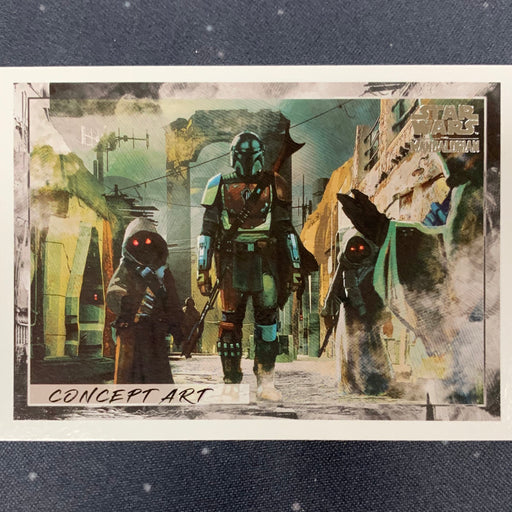 Star Wars - The Mandalorian 2020 -  CA-07 Concept Art 07 Vintage Trading Card Singles Topps   