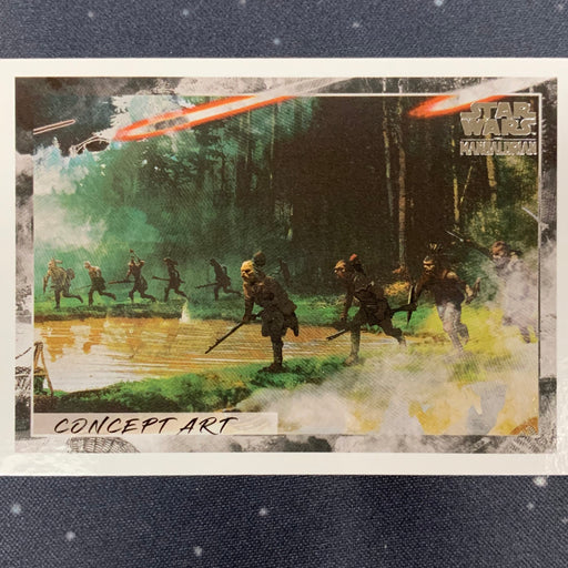 Star Wars - The Mandalorian 2020 -  CA-09 Concept Art - Chapter 4 Vintage Trading Card Singles Topps   