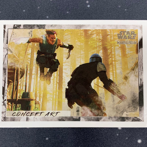 Star Wars - The Mandalorian 2020 -  CA-10 Concept Art 10 Vintage Trading Card Singles Topps