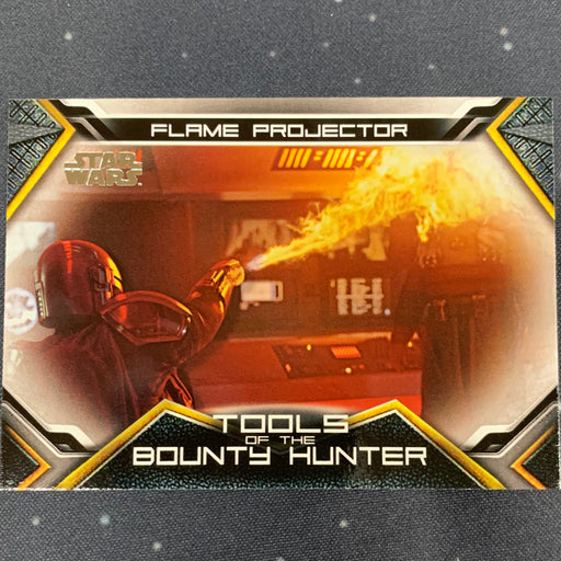 Star Wars - The Mandalorian 2020 -  TB-04 - Flame Projector Vintage Trading Card Singles Topps
