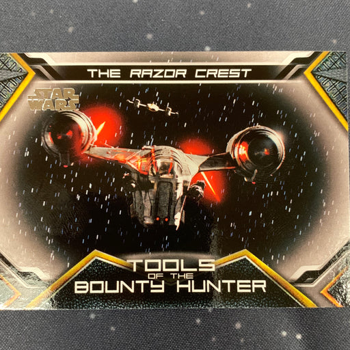 Star Wars - The Mandalorian 2020 -  TB-01 - The Razor Crest Vintage Trading Card Singles Topps   