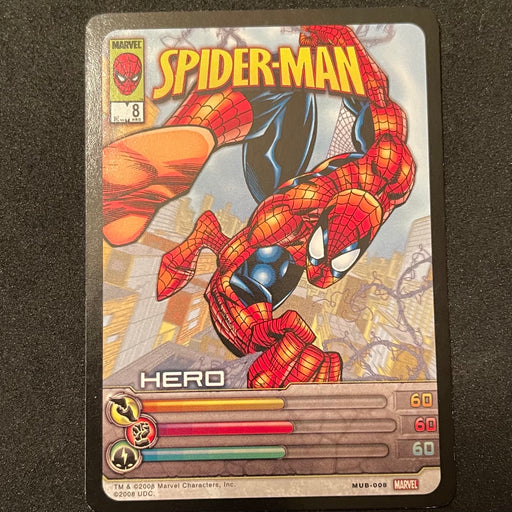 Marvel Ultimate Battles 2008 - MUB-008 - Spider-Man Vintage Trading Card Singles Upper Deck   