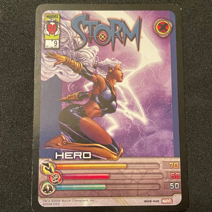 Marvel Ultimate Battles 2008 - MUB-009 - Storm Vintage Trading Card Singles Upper Deck