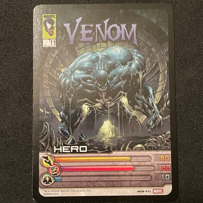 Marvel Ultimate Battles 2008 - MUB-011 - Venom Vintage Trading Card Singles Upper Deck