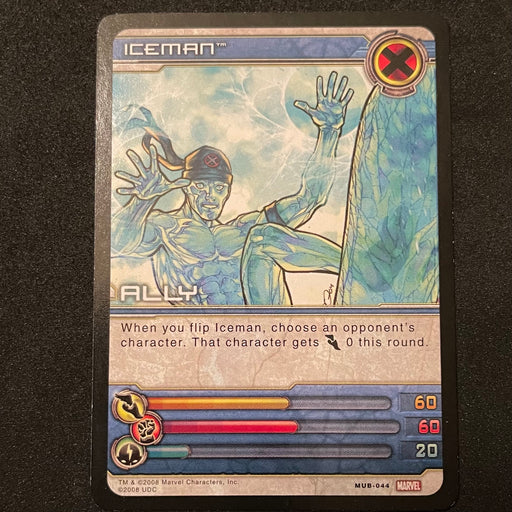 Marvel Ultimate Battles 2008 - MUB-044 - Iceman Vintage Trading Card Singles Upper Deck